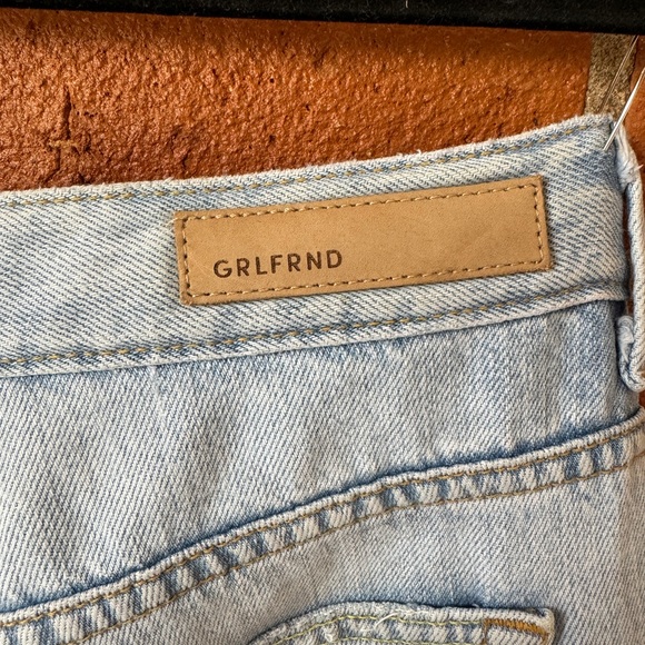 GRLFRND Denim Carla // High Rise Wide Leg // size 28 - Picture 6 of 8